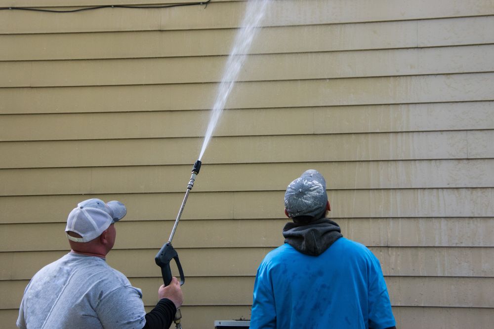 Our Home Softwash service provides a gentle yet effective cleaning solution for your home's exterior surfaces, removing dirt, grime, mold, and mildew without causing any damage. Trust us to restore your home's beauty! for ShipShape Exteriors in  Tallahassee,  FL