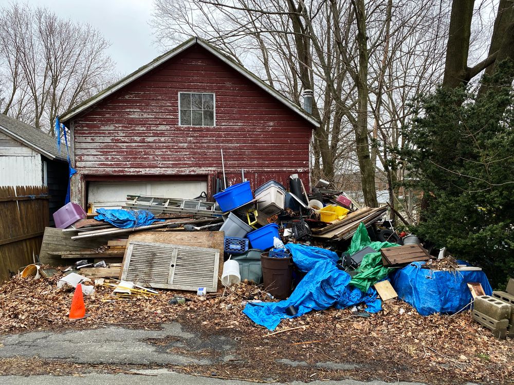 Our Construction Debris Removal service efficiently clears away any unwanted building materials, debris, and waste from your property, ensuring a clean and safe environment post-construction. Stress-free solutions for homeowners. for T & S Junk Removal in Clarkston, MI