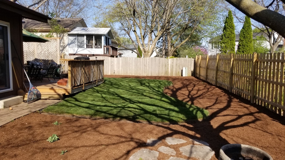 Before and After for Daybreaker Landscapes in McHenry County, Illinois