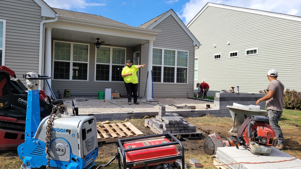 Brick Paver Patios for Daybreaker Landscapes in McHenry County, Illinois