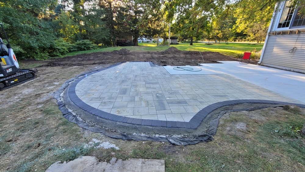 Brick Paver Patios for Daybreaker Landscapes in McHenry County, Illinois
