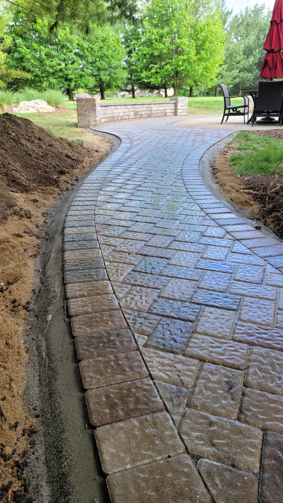 Brick Paver Patios for Daybreaker Landscapes in McHenry County, Illinois