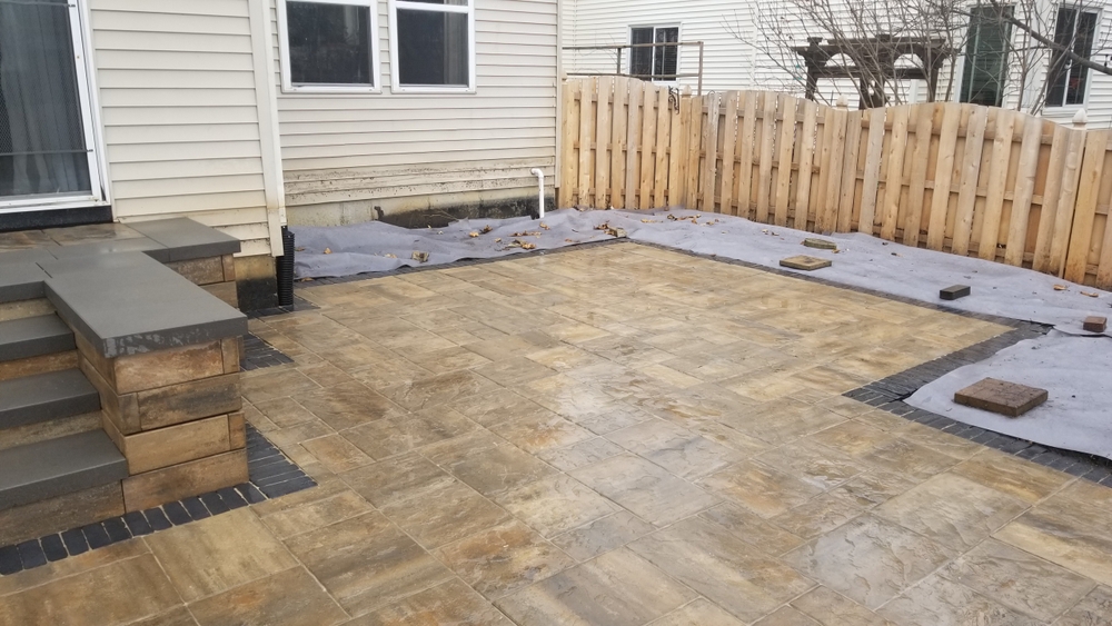 Brick Paver Patios for Daybreaker Landscapes in McHenry County, Illinois