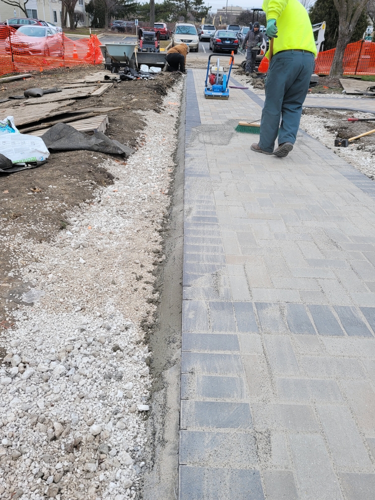 Brick Paver Patios for Daybreaker Landscapes in McHenry County, Illinois