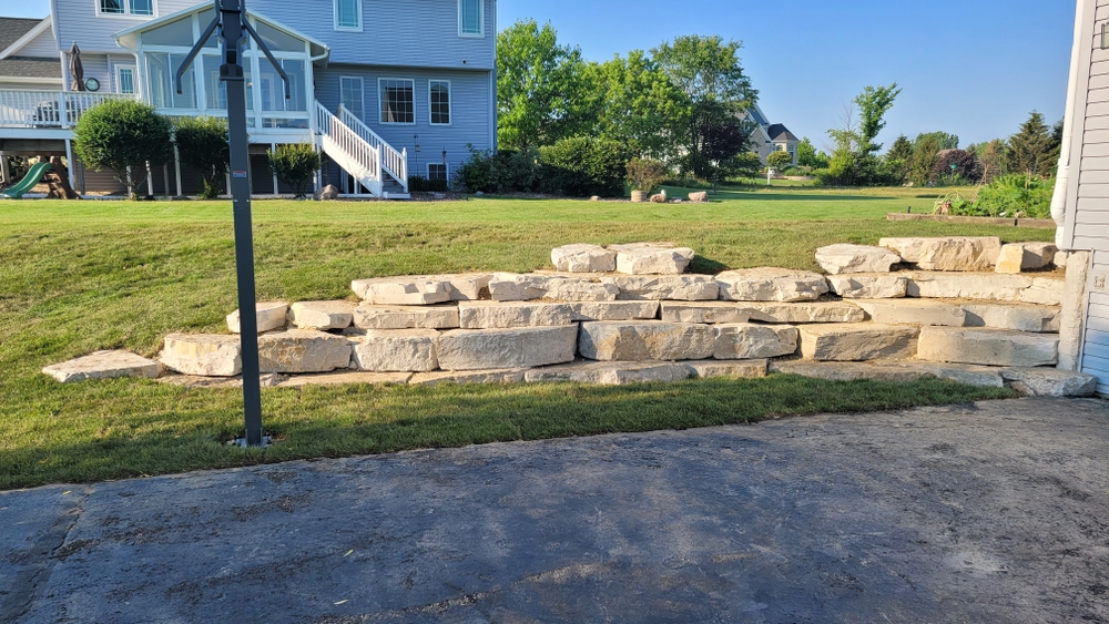 Before and After for Daybreaker Landscapes in McHenry County, Illinois