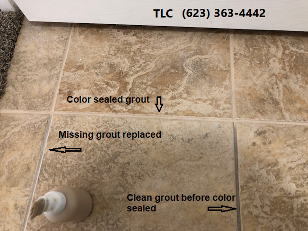 Tile and Grout Cleaning for TLC Tile Cleaning & Restoration in Surprise, Arizona