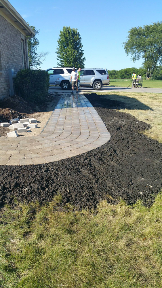 Brick Paver Patios for Daybreaker Landscapes in McHenry County, Illinois