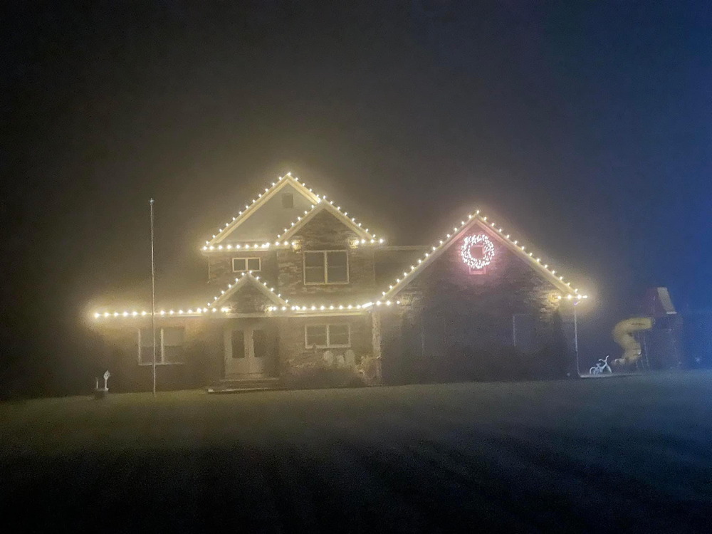 Residential Christmas Light Installation for Indiana Christmas Light Installers	 in Eaton, IN