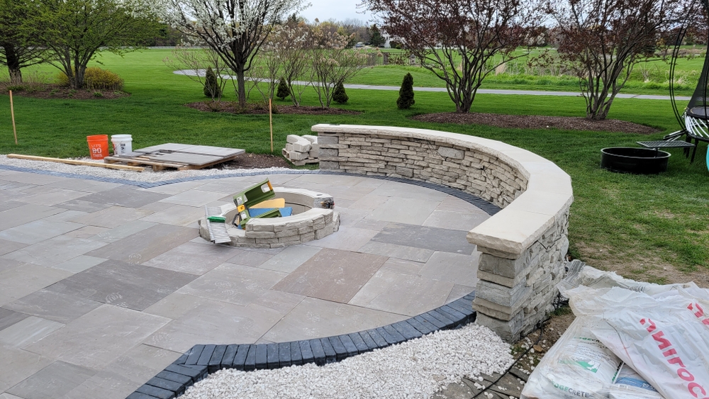 Brick Paver Patios for Daybreaker Landscapes in McHenry County, Illinois