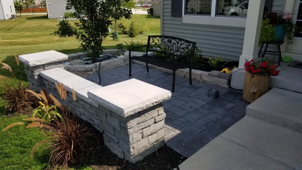 Brick Paver Patios for Daybreaker Landscapes in McHenry County, Illinois