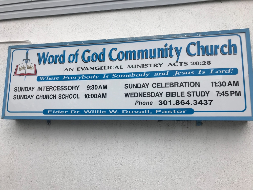 Methodist Church in Bladensburg, MD Word of God Community Church