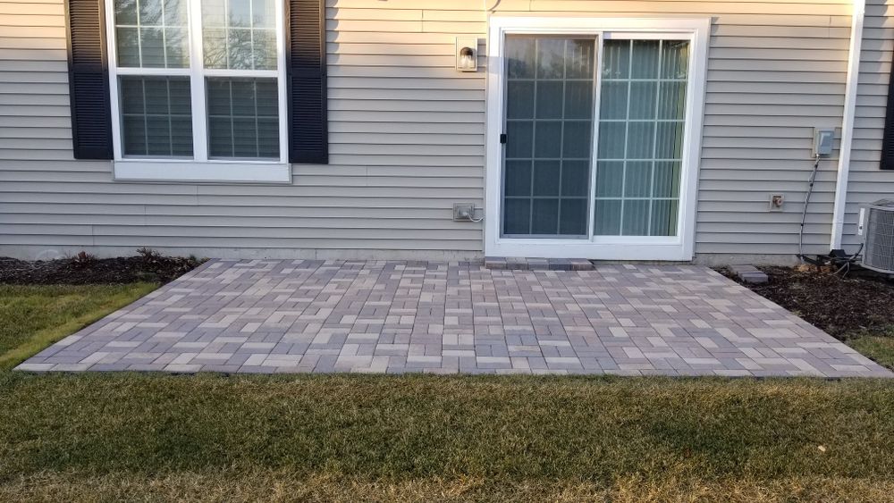 Brick Paver Patios for Daybreaker Landscapes in McHenry County, Illinois