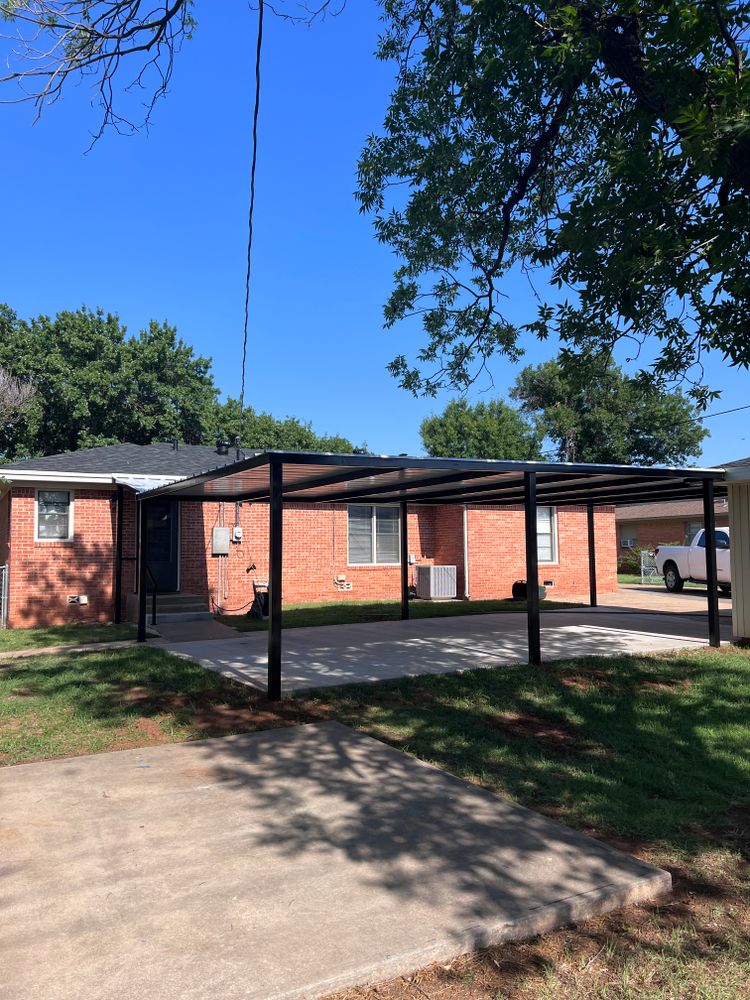 Carports for Red River Roofing and Construction in Wichita Falls, TX