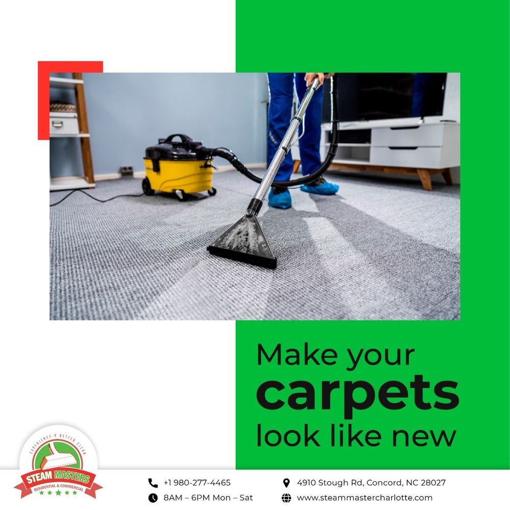 Carpet Cleaning for SteamMaster's in Concord, NC
