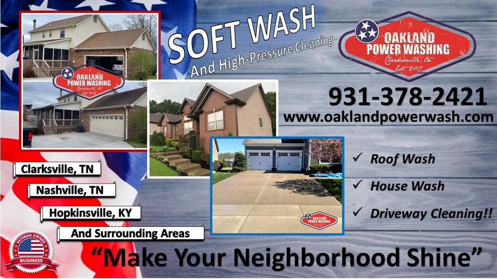All Photos for Oakland Power Washing in Clarksville, TN