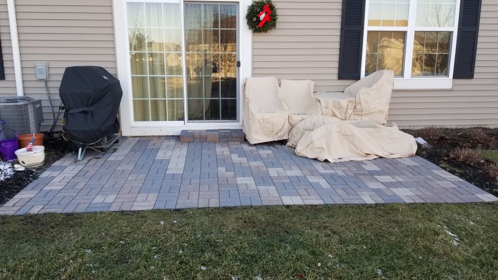 Brick Paver Patios for Daybreaker Landscapes in McHenry County, Illinois