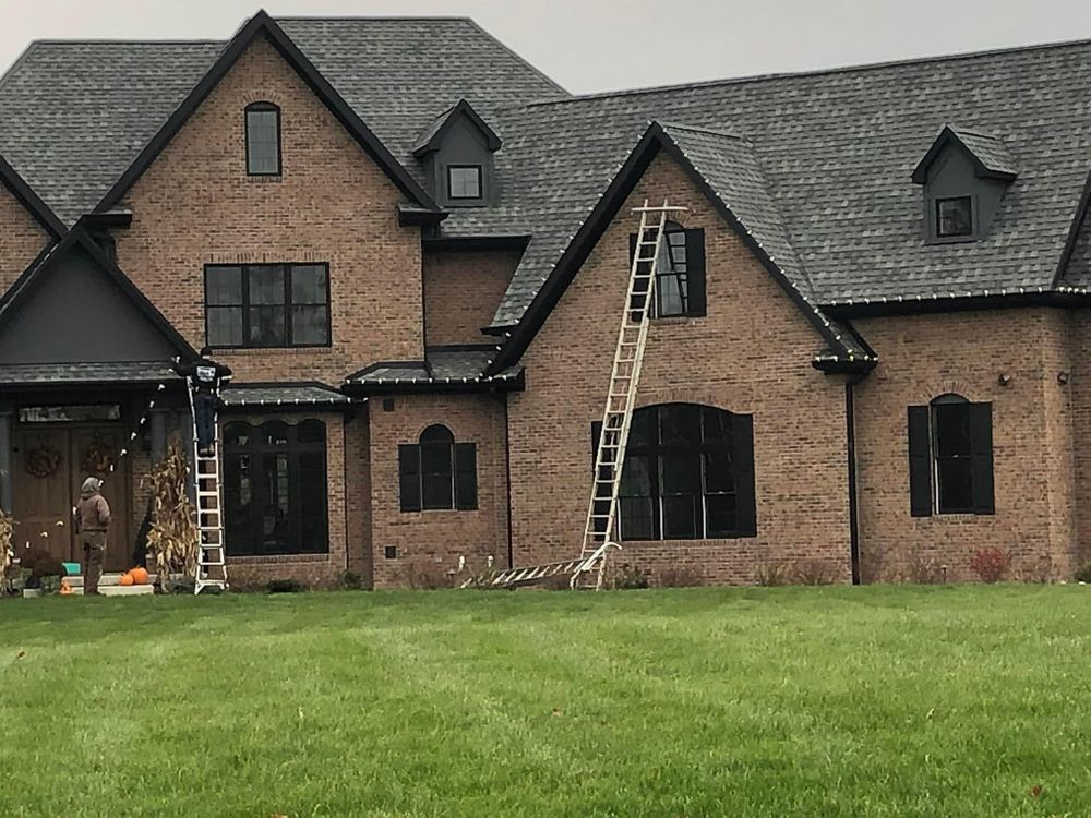 Residential Christmas Light Installation for Indiana Christmas Light Installers	 in Eaton, IN