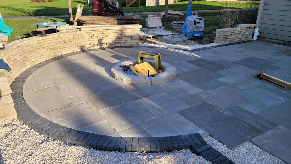 Brick Paver Patios for Daybreaker Landscapes in McHenry County, Illinois