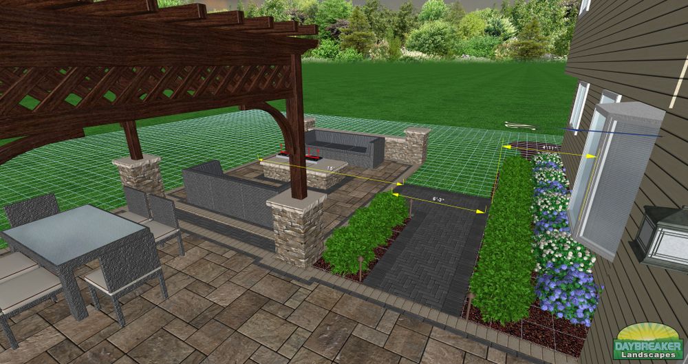 3D Design Services for Daybreaker Landscapes in McHenry County, Illinois