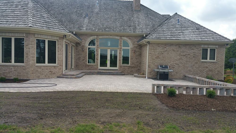 Brick Paver Patios for Daybreaker Landscapes in McHenry County, Illinois
