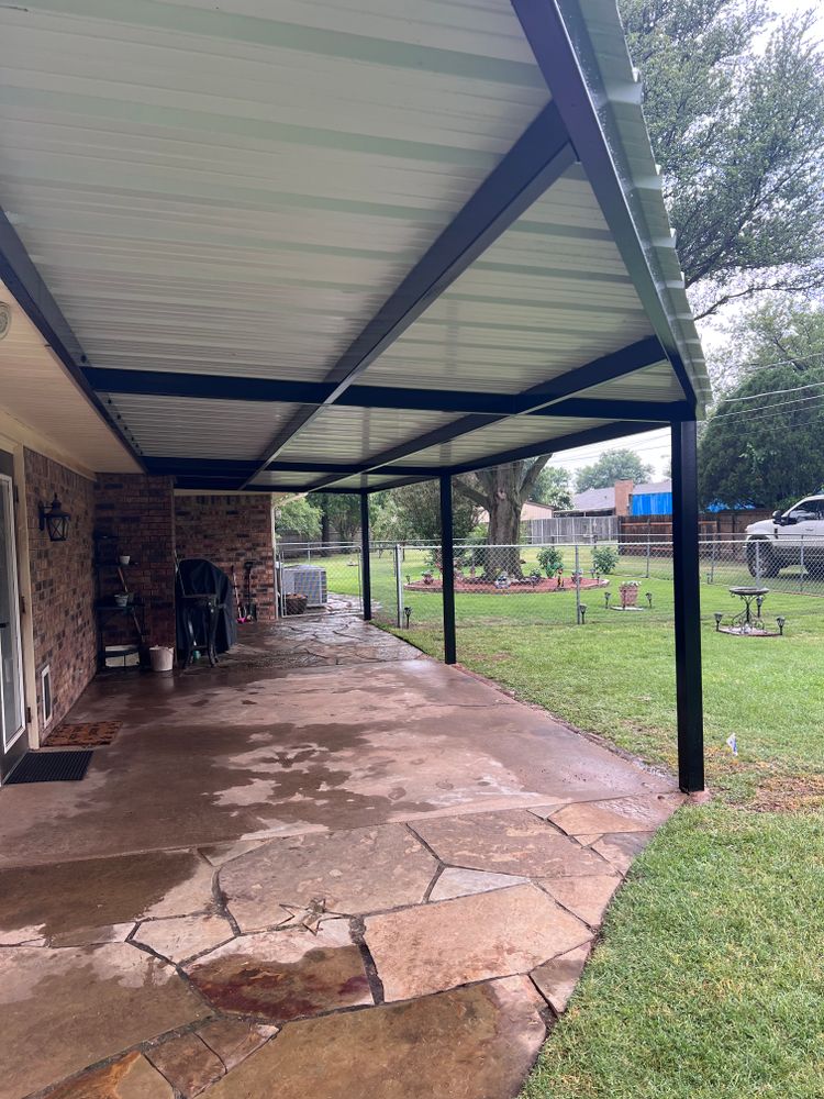 Patio covers for Red River Roofing and Construction in Wichita Falls, TX