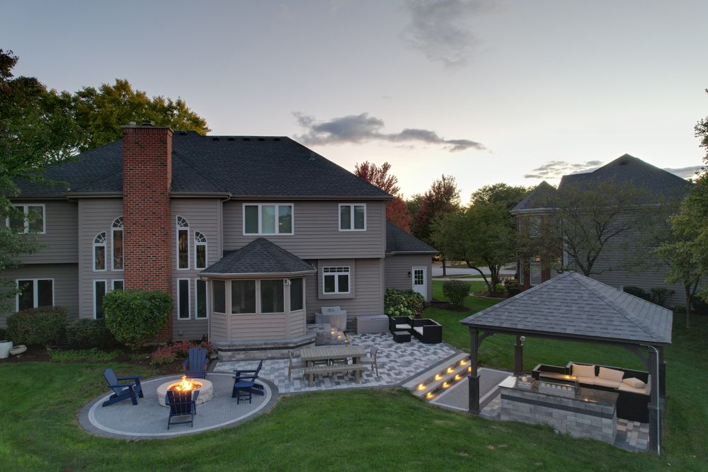 Brick Paver Patios for Daybreaker Landscapes in McHenry County, Illinois