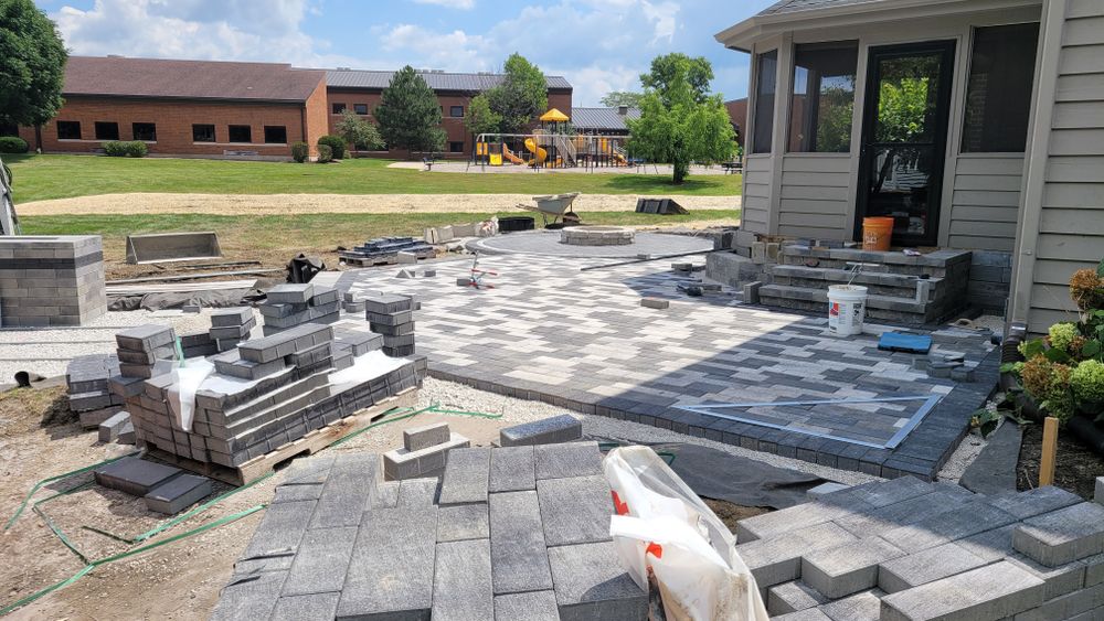 Brick Paver Patios for Daybreaker Landscapes in McHenry County, Illinois