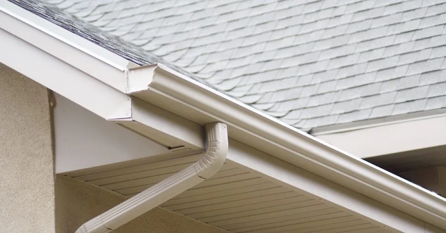 Finished gutter and roofline detail