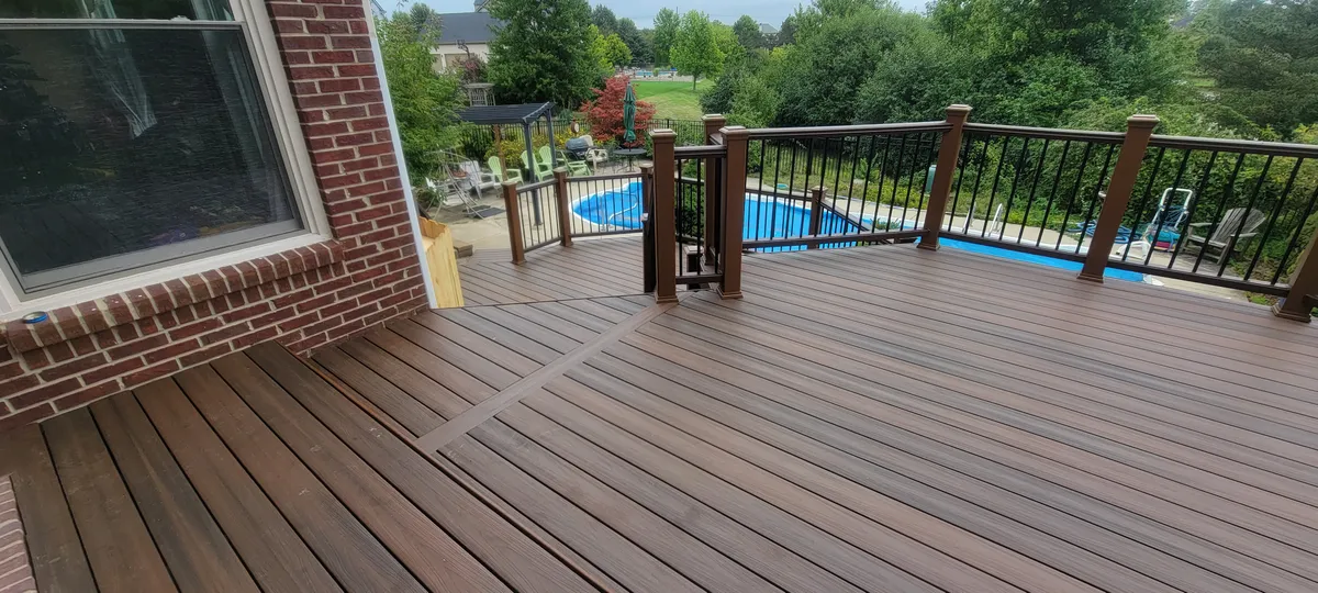 Deck and pool area exterior renovation