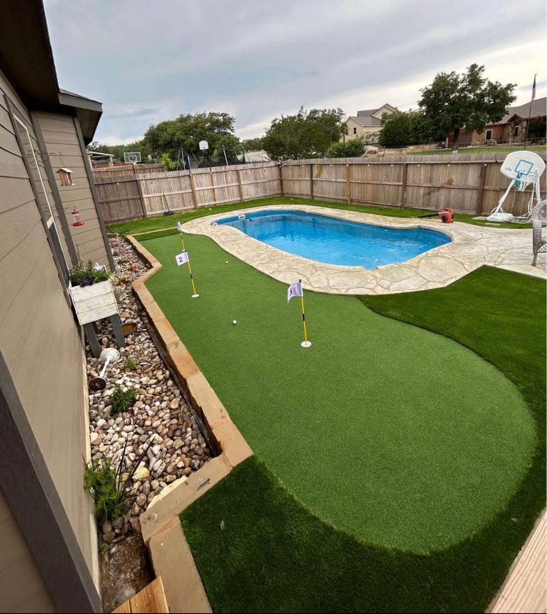 Turf Installation for Creative Edge Co. in San Antonio, TX