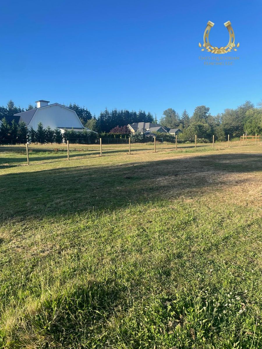 Fencing for Oats Equestrian Fencing LLC in Arlington, WA