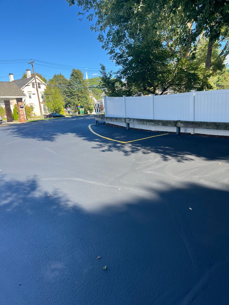Striping for Cates Sealcoating and Striping in Charlton, MA