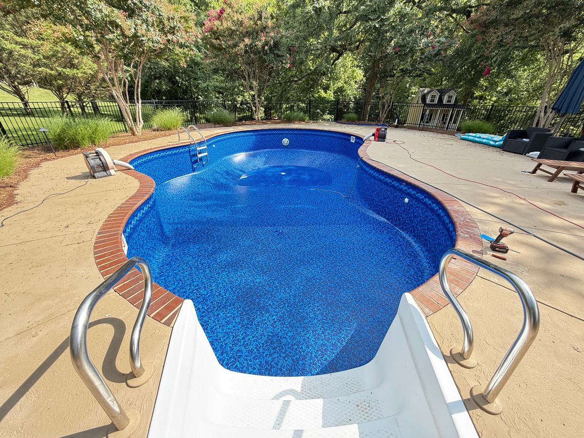 Vinyl Pools for Henry's Construction in Nashville, TN