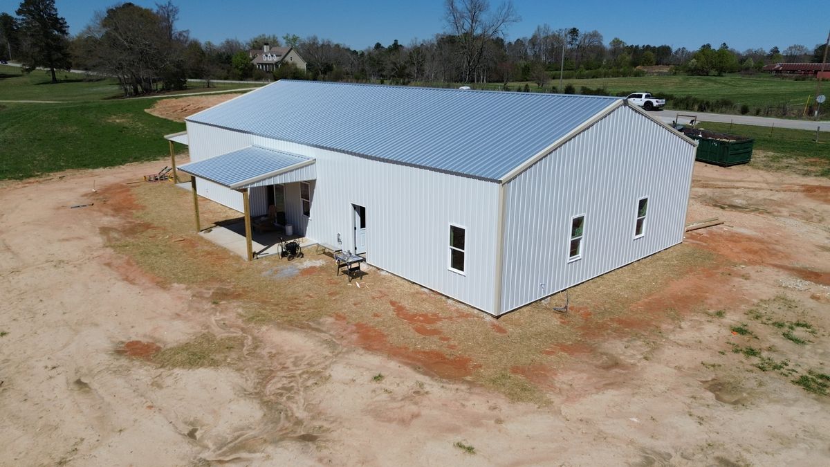 Pole Barn Construction for A Carpenter's Son in Williamson, GA