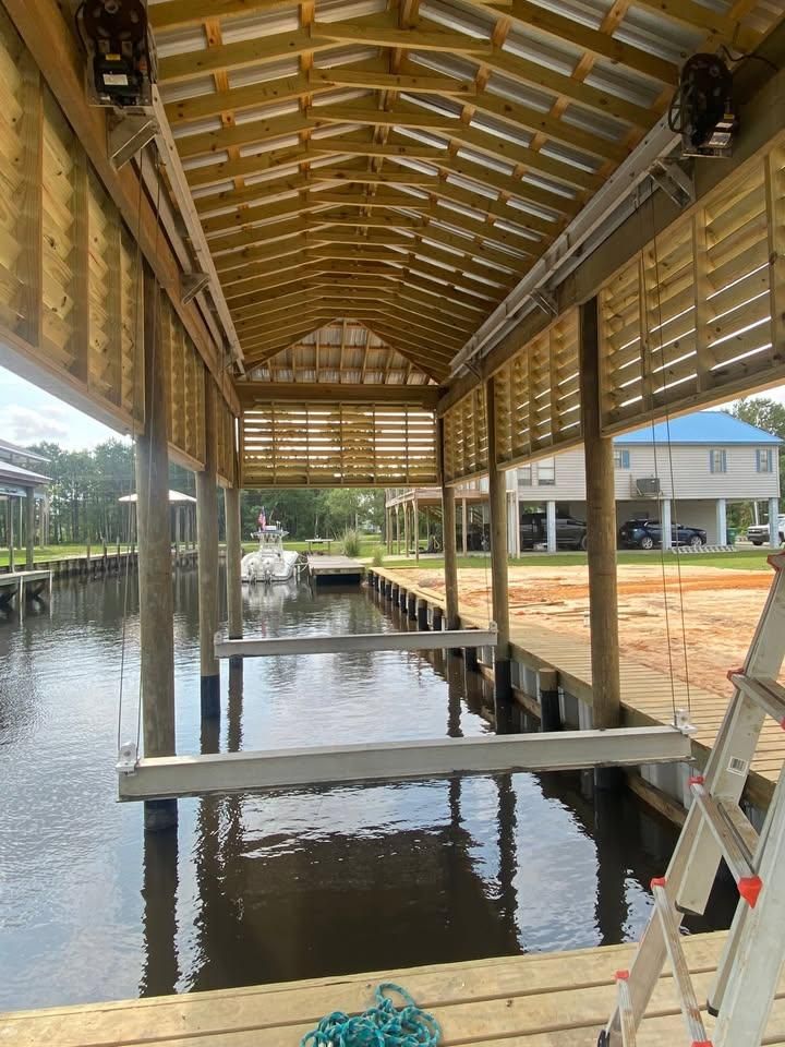 New Dock Construction for Coastal Marine Construction in Bay St. Louis, MS
