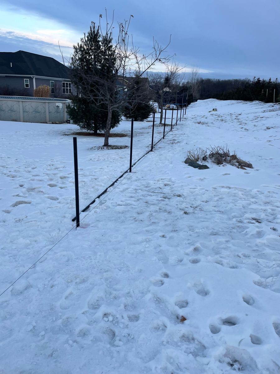 Fence Installation for TMF Services in Lapeer County, MI