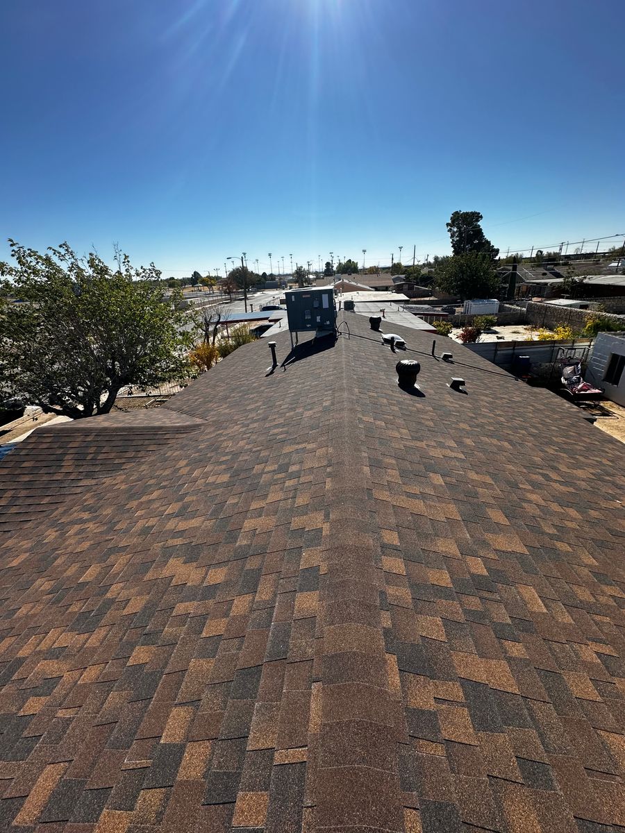 Roofing for MRV Construction in El Paso, TX