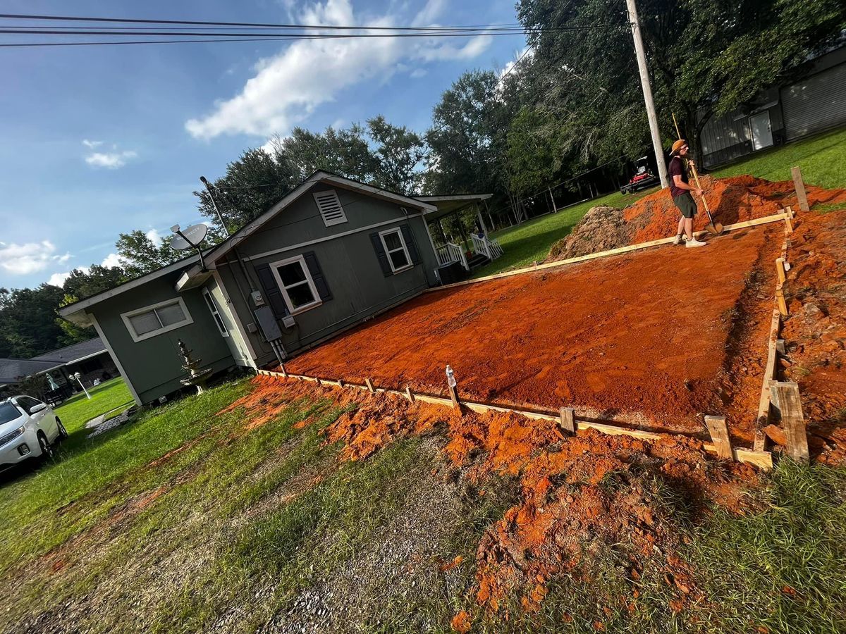 Dirt Work for Gonzales Construction in Picayune, MS