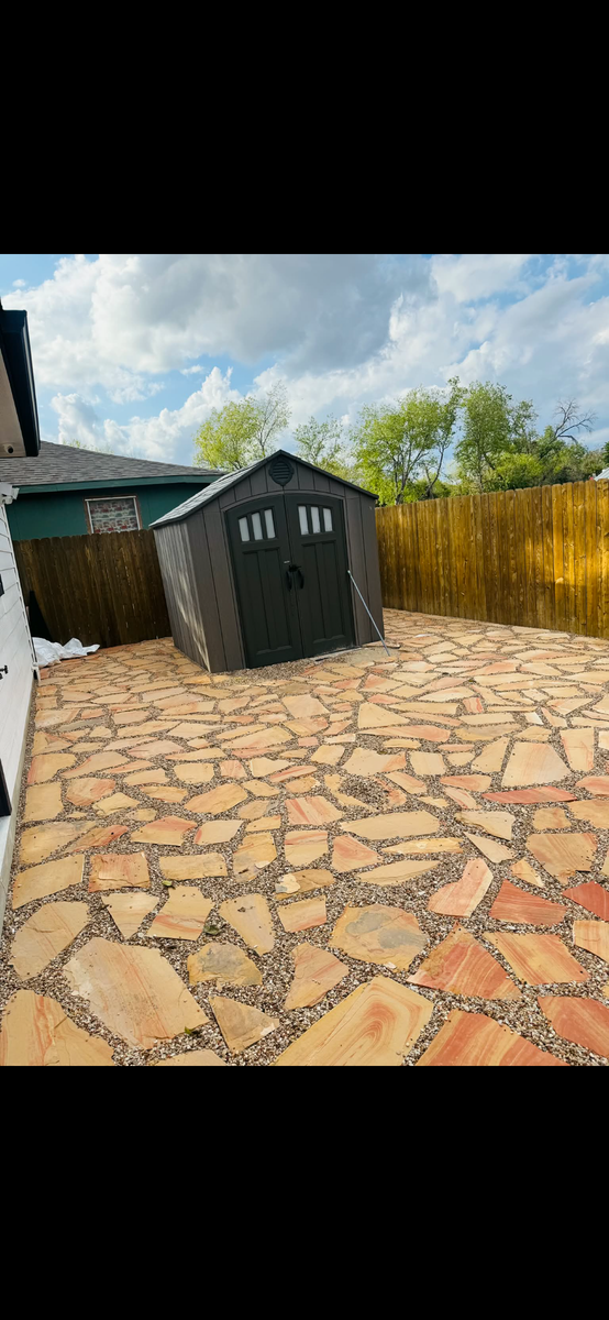 Patio Design & Construction for DR Landscape in San Antonio, TX