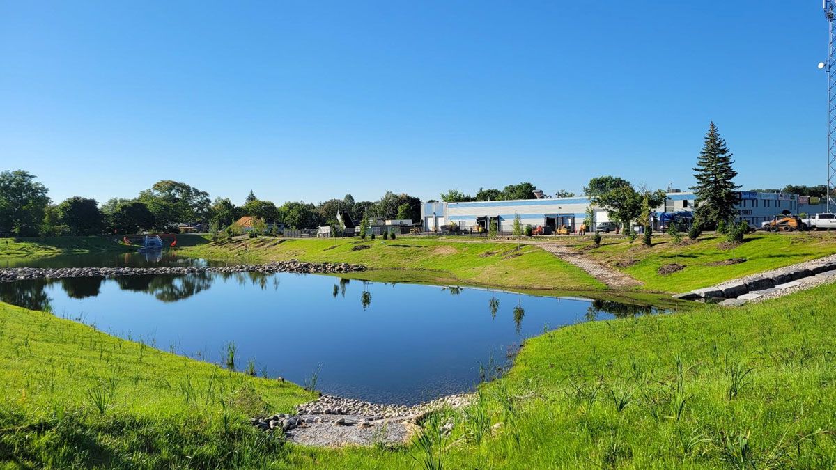 Retention Pond Maintenance for Galt Landscape Company in Canton, GA
