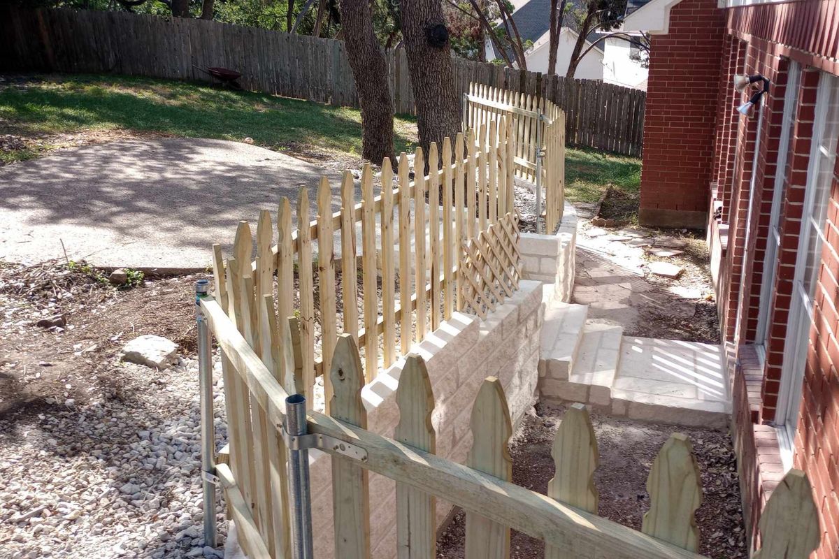 Retaining Wall Construction for Guzman's Landscaping Services in Austin, TX