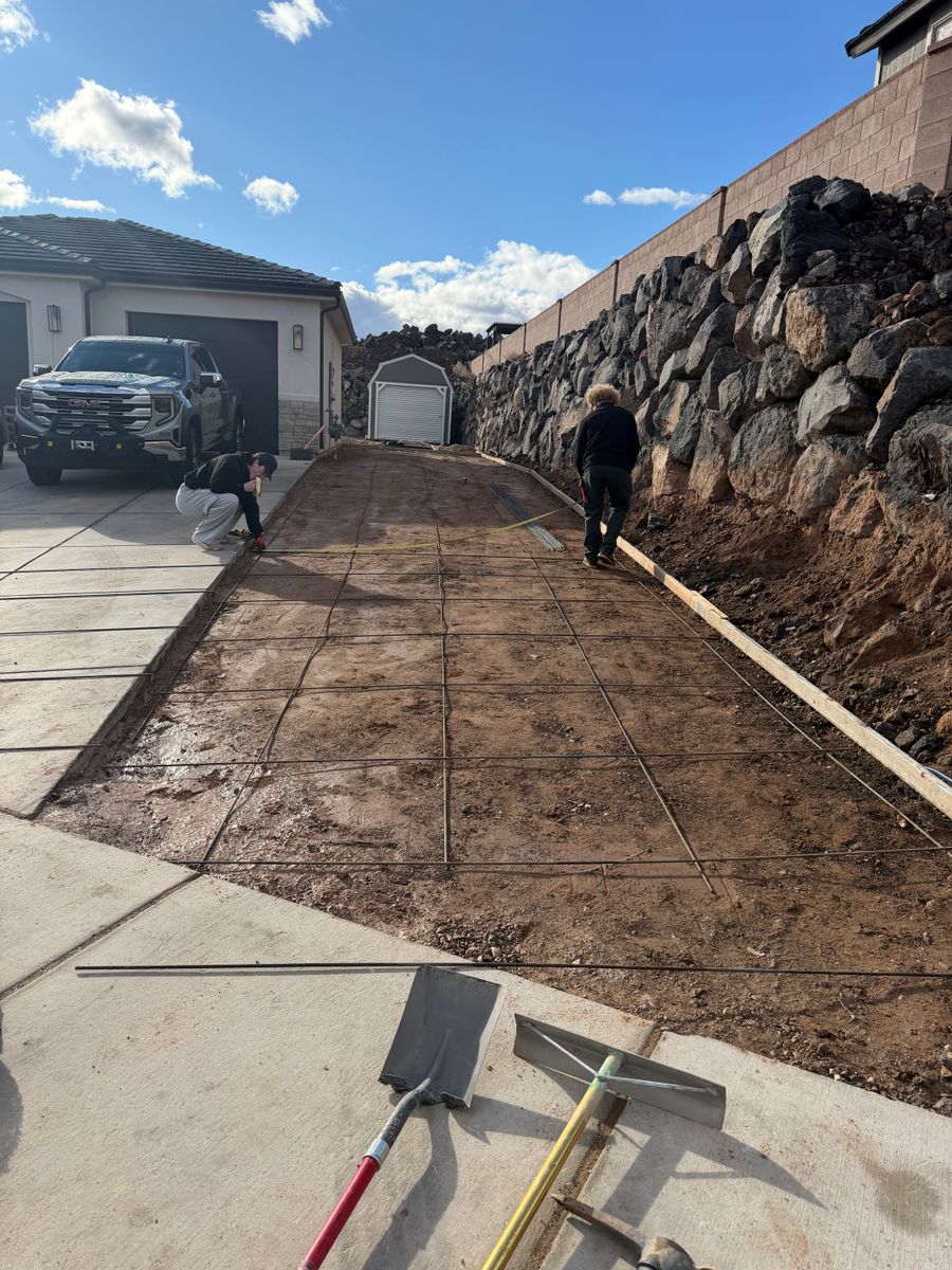 Driveway Construction for Hurricane Valley Concrete LLC in Hurricane, UT