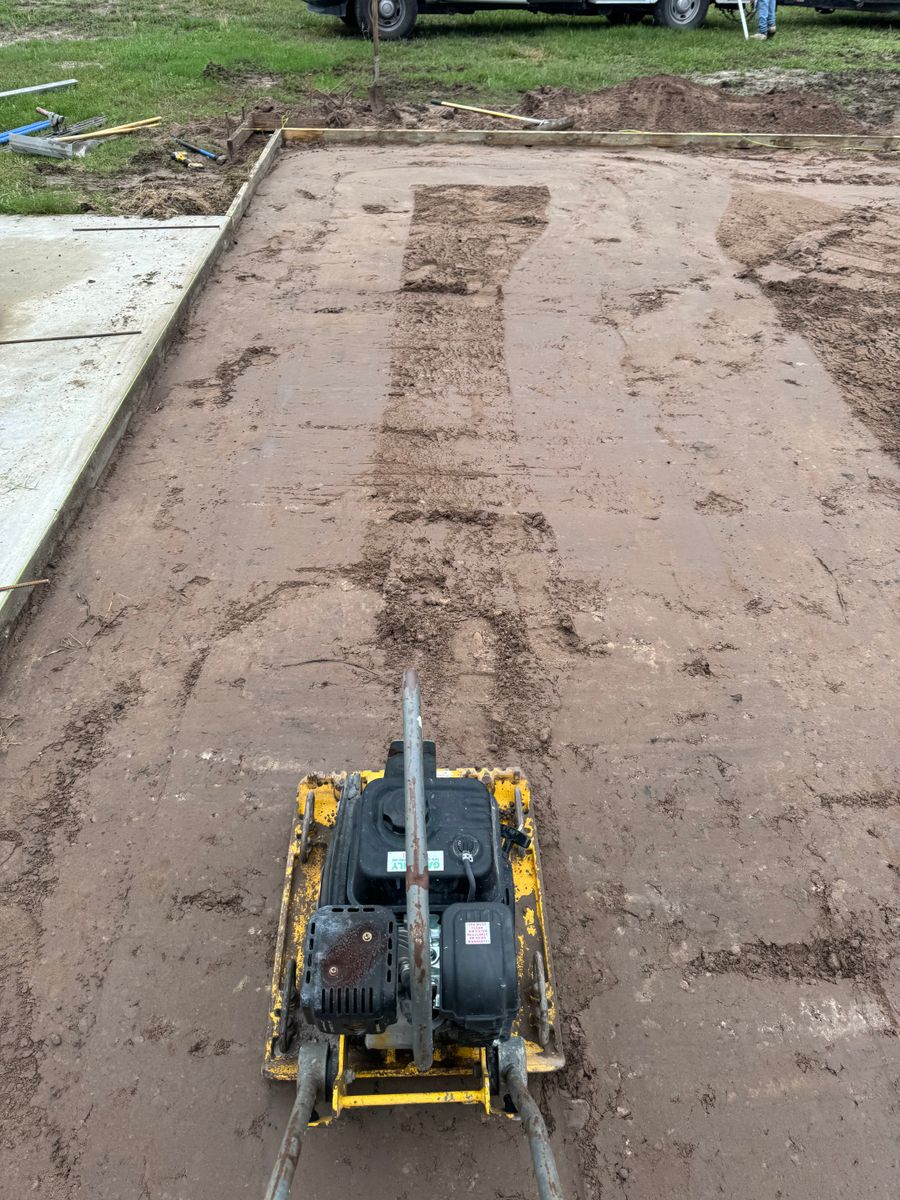 Concrete Slab Construction for Cameron Enterprises in Live Oak, FL