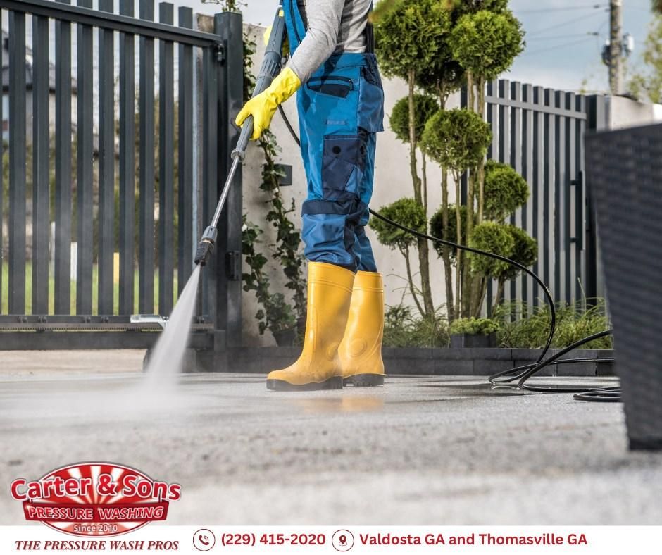 Concrete Cleaning for Carter & Son's Pressure Washing in Thomasville, GA