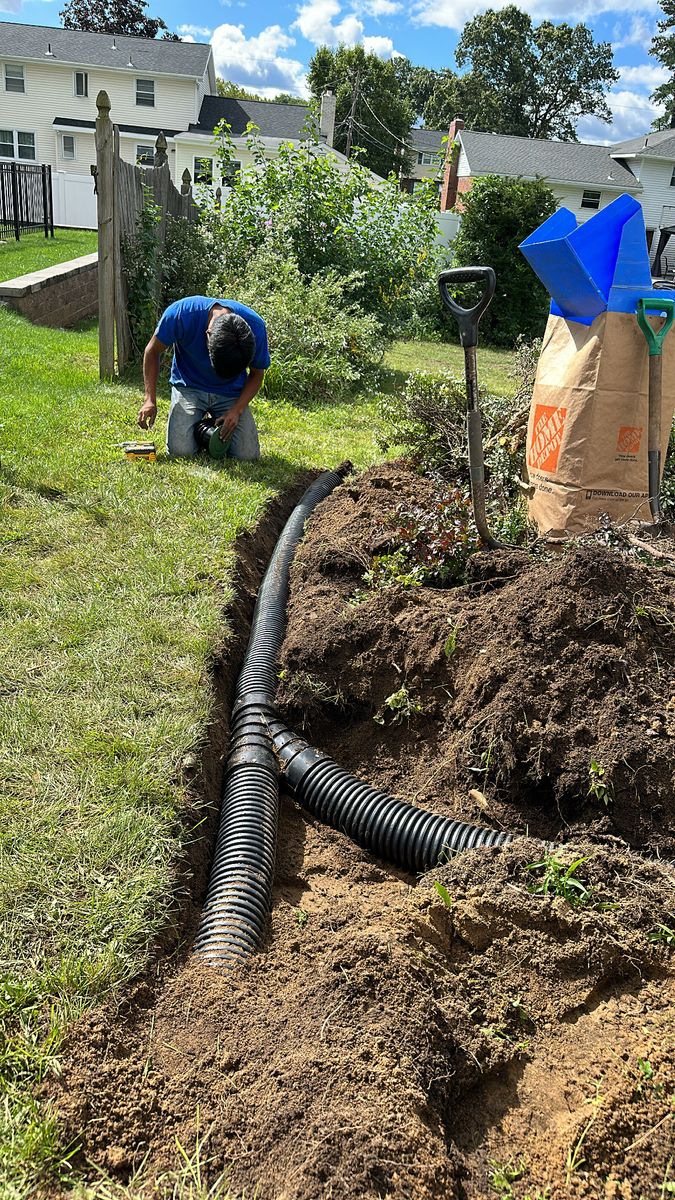 French Drains for 4 Brothers Landscaping LLC in Albany, NY