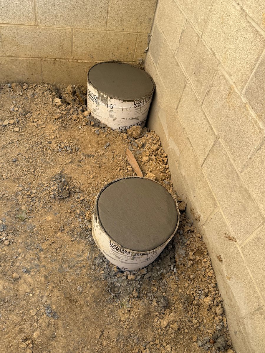 CMU Foundation for Shamblin Masonry & Restoration in Columbus, Ohio