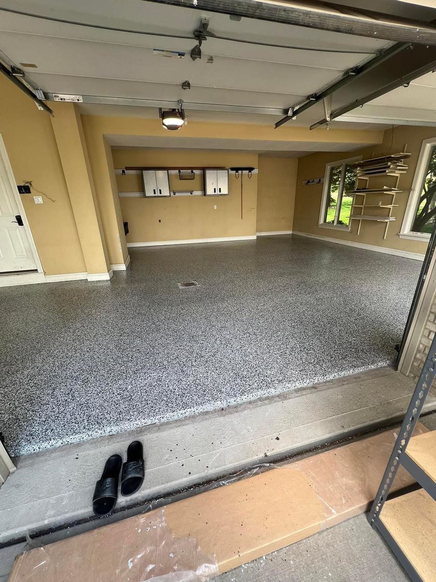 Epoxy Floor Coatings for Texas Curb N Borders in Houston, TX