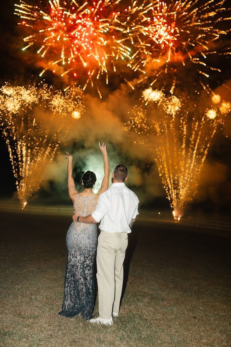 Weddings Firework Display for Sky High Pyrotechnics & Fireworks delivers professional, high-impact fireworks displays for weddings, events, holidays, and celebrations across South Carolina. We create safe, custom sky shows with brilliant color, powerful effects, and unforgettable finales. Serving Myrtle Beach, Charleston, Columbia, and surrounding areas, we deliver safe, custom pyrotechnic shows in Horry County, SC
