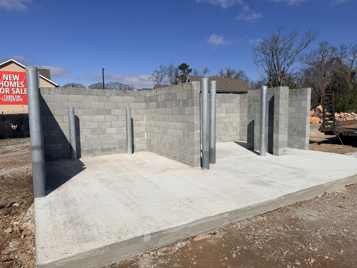 Development / Curb work for CANALES CONSTRUCTION in Marietta, GA