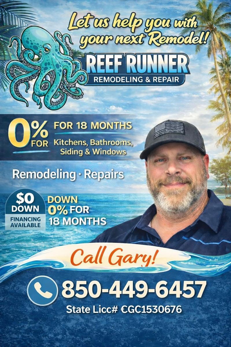 Kitchen Renovation for Reef Runner Remodeling & Repair in Gulf Breeze, FL